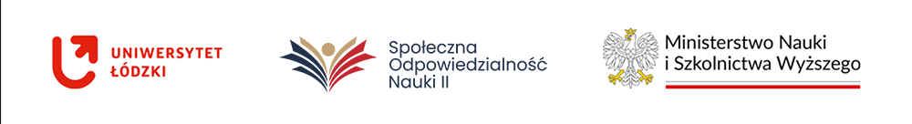 Logotypy UŁ, SON II i MNiSW