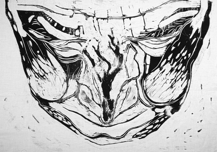 Drzeworyt Andrzeja Nowickiego "Nos"